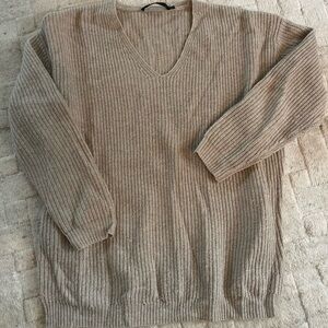 Jenni Kayne fisherman Ribbed Sweater Size XS